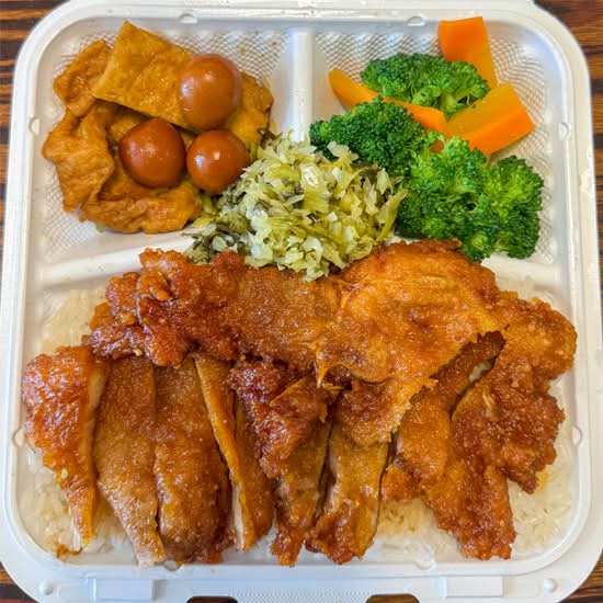香炸猪扒饭 Fried Pork Chop Rice